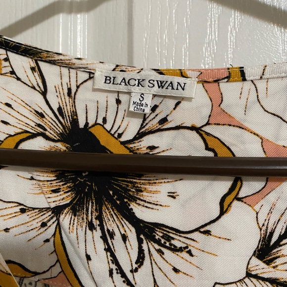 Black Swan Wrap Blouse - Picture 2 of 3
